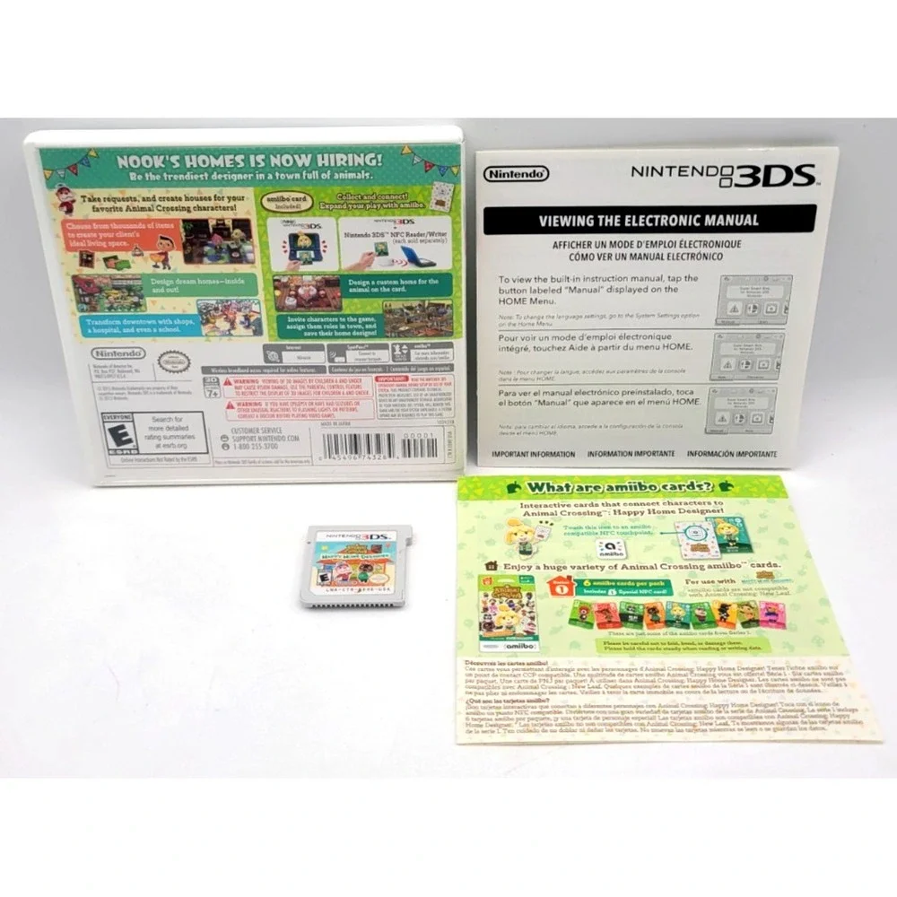 Animal Crossing: Happy Home Designer - Nintendo 3DS CIB COMPLETE IN BOX